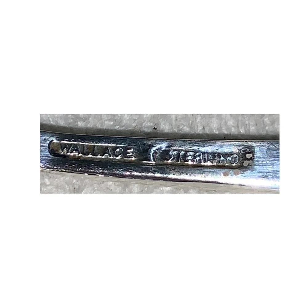 Wallace Sterling Silver Grand Baroque 2001 Christmas Tree Spoon Ornament